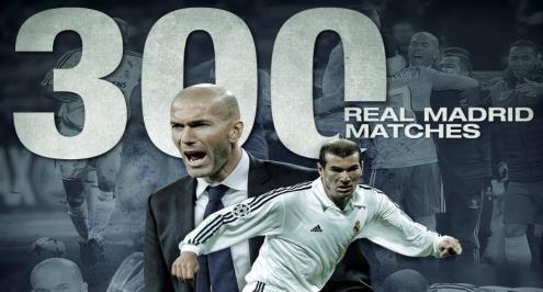 قصة 300 مباراة لزيدان مع ريال مدريد